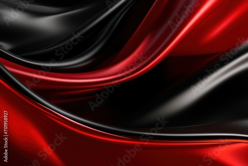 red and black satin fabric