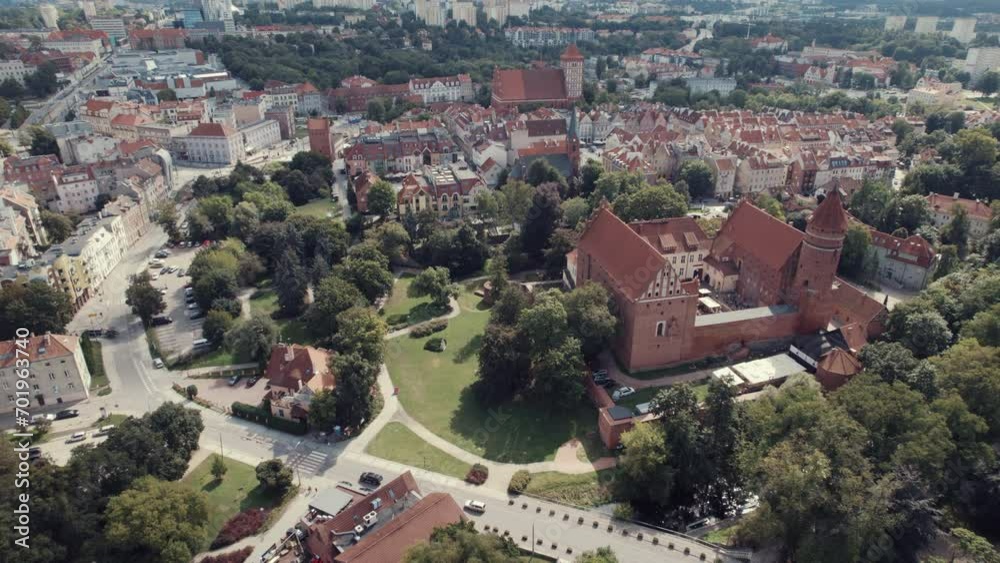 Above Olsztyn: A Drone's Flight Over the Timeless Elegance of the Old Town Above Olsztyn: A Drone's Flight Over the Timeless Elegance of the Old Town
