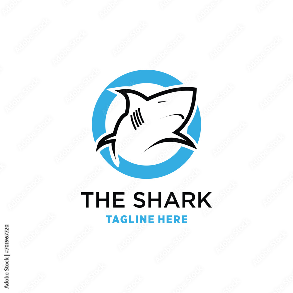Vector shark fin logo symbol vector illustration Vector shark fin logo symbol vector illustration