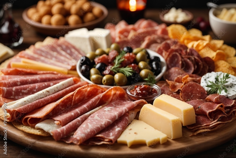 prosciutto and olives (Picada)