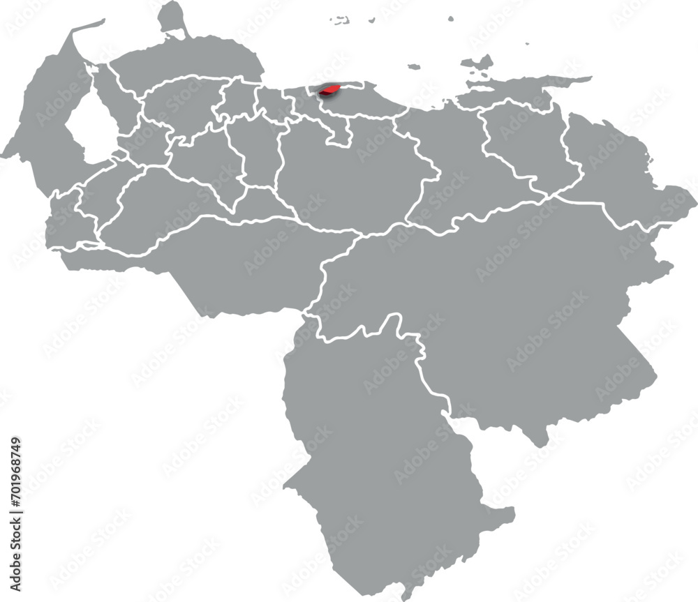 CARACAS DEPARTMENT MAP PROVINCE OF VENEZUELA 3D ISOMETRIC MAP CARACAS DEPARTMENT MAP PROVINCE OF VENEZUELA 3D ISOMETRIC MAP
