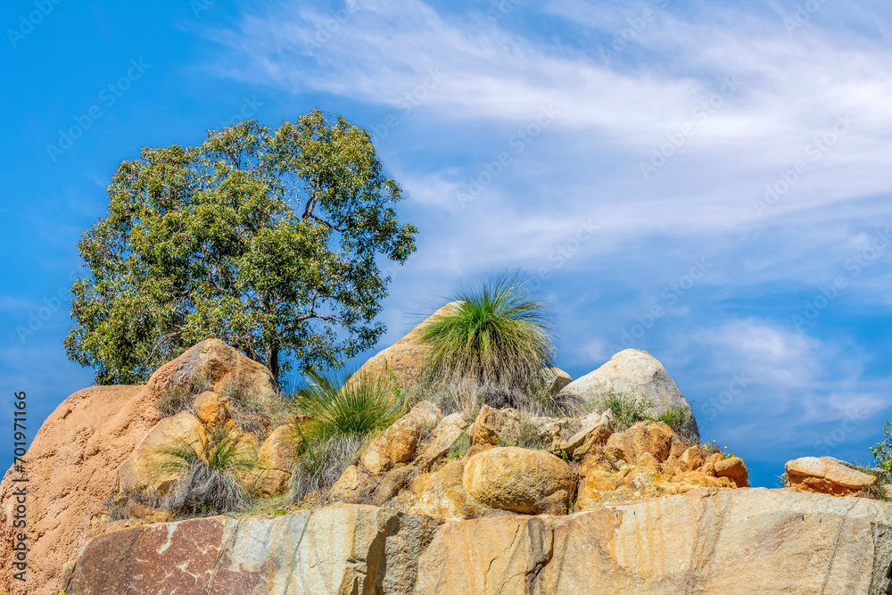 Scenic rocks Perth Hills, Western Australia