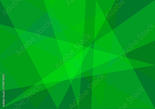 Fondo de triángulos verdes claros y oscuros.