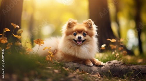 golden retriever dog in the park © zaroosh