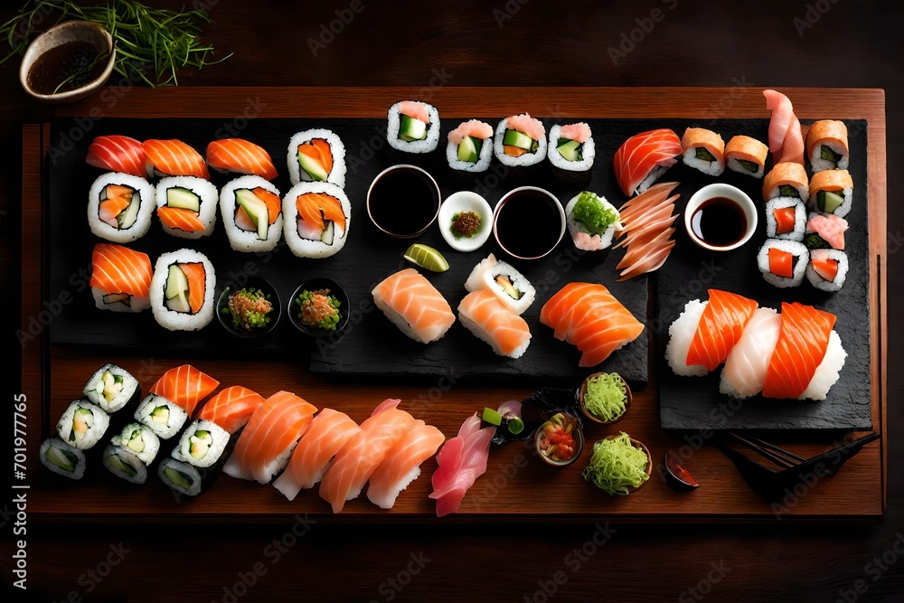 sushi platter 