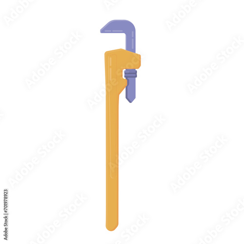 Flat design Pipe steel measure flat design illustration icon