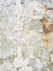Ingelijste posters Verweerde muur Roestige metalen deuren textuur collage  © Alina