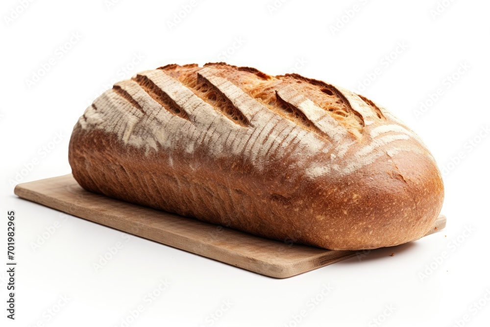 Bread isolated on a plain background Bread isolated on a plain background