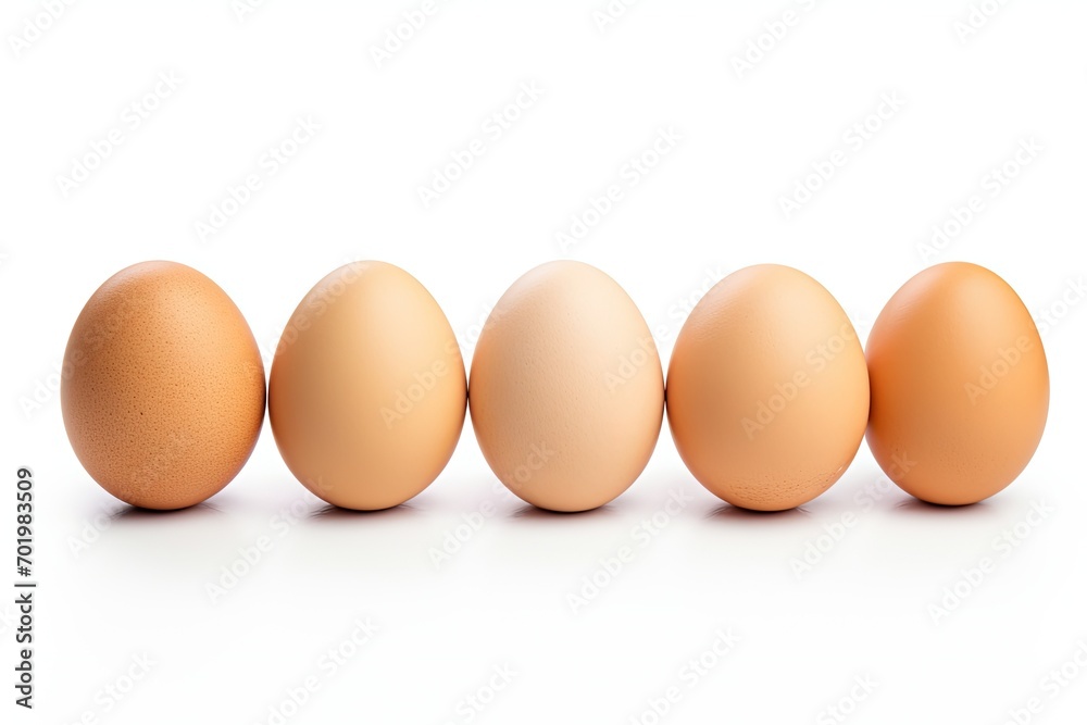Eggs isolated on white background with clipping path Isolated white background with clipped eggs Eggs isolated on white background with clipping path Isolated white background with clipped eggs