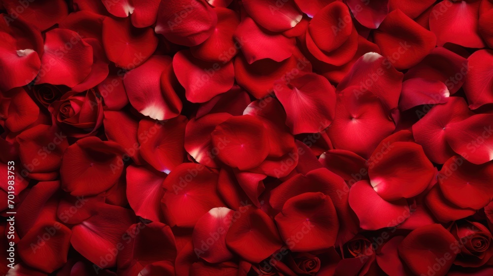 Red rose petals background for romantic occasions. Love and romance. Red rose petals background for romantic occasions. Love and romance.