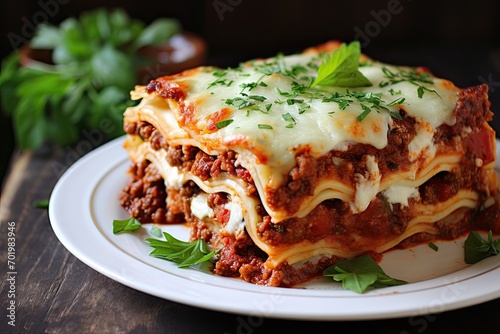 Favorite Italian dish lasagna