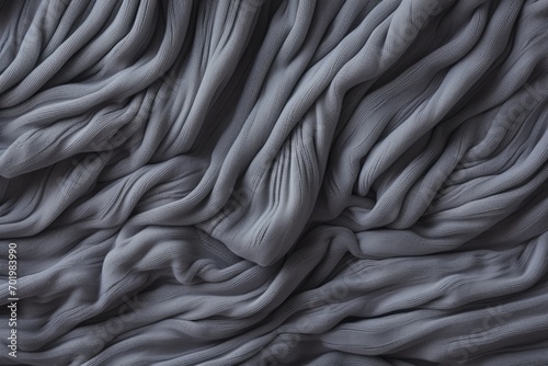 Folds of cozy textured fabric for backgrounds or illustrations