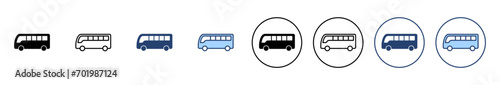 Bus icon vector. bus sign and symbol