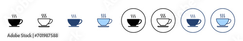 coffee cup icon vector. cup a coffee sign and symbol