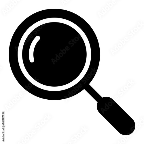 Magnifying glass icon photo