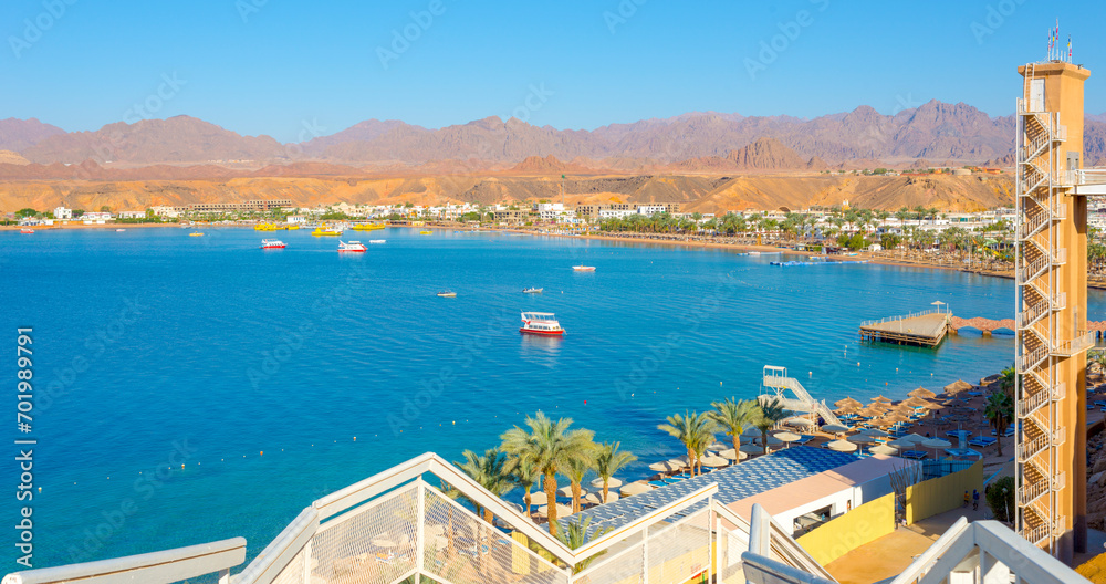 View of El Maya Bay in Sharm El Sheikh