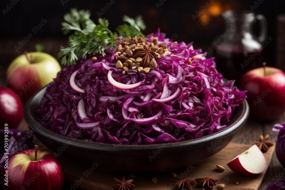 purple cabbage (Rotkohl) purple cabbage (Rotkohl)