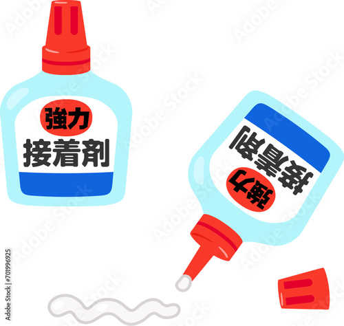 絞り出した強力接着剤
