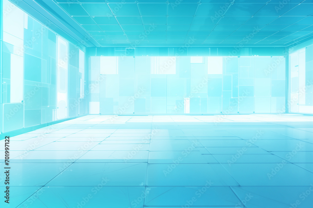 Obraz premium empty room with windows