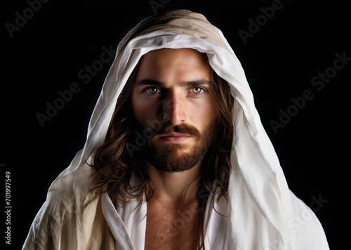 Image of Jesus Christ created based on the Holy Shroud.