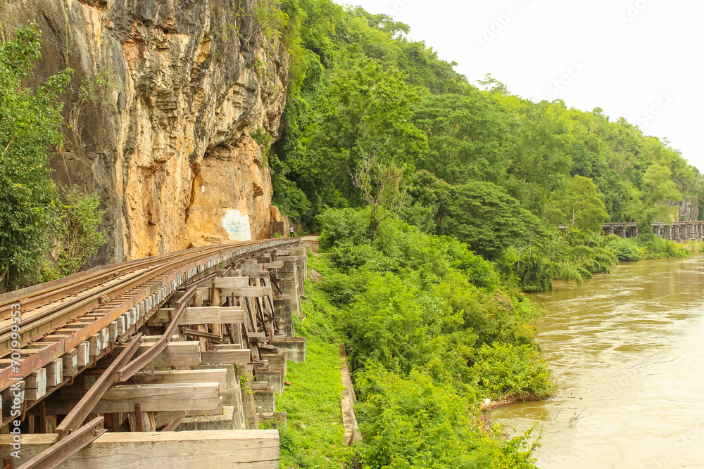 Tham Krasae railway landmark of Kanchanaburi Tham Krasae railway landmark of Kanchanaburi