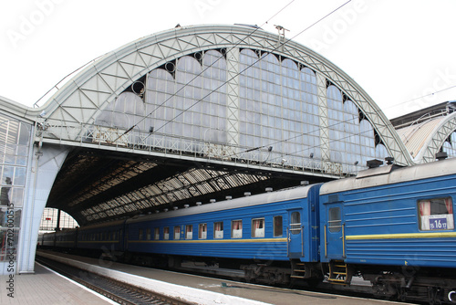 Railway station in Ukraine