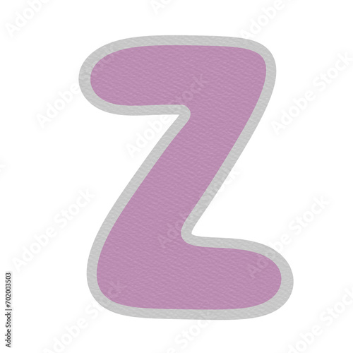 Alphabet letter Z