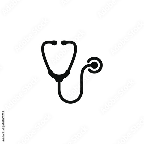 Stethoscope icon isolated on transparent background