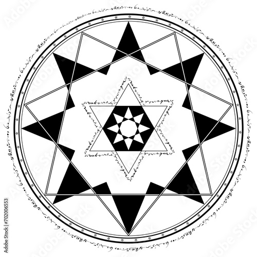 六芒星の魔法陣
