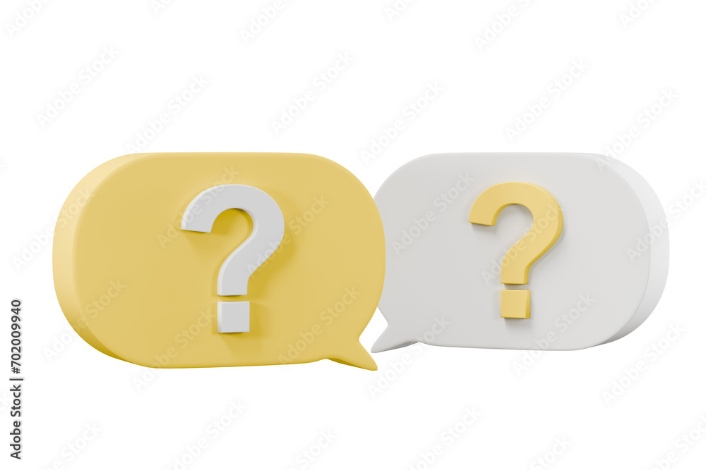 3d question mark icon sign or ask FAQ and QA answer solution information. Have a question, question answer sign or problem concept. 3d doubt talk icon. minimal cartoon.3D Rendering. Banner, copy space 3d question mark icon sign or ask FAQ and QA answer solution information. Have a question, question answer sign or problem concept. 3d doubt talk icon. minimal cartoon.3D Rendering. Banner, copy space