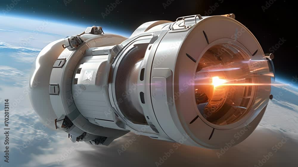A unique vacuumlike device, using powerful suction to collect space debris and safely store it for future removal and disposal. A unique vacuumlike device, using powerful suction to collect space debris and safely store it for future removal and disposal.