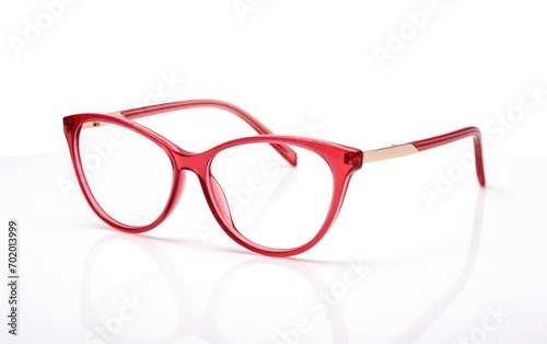 Velvet Vogue Eyeglasses for ladies, women's eye glasses isolated on white background.