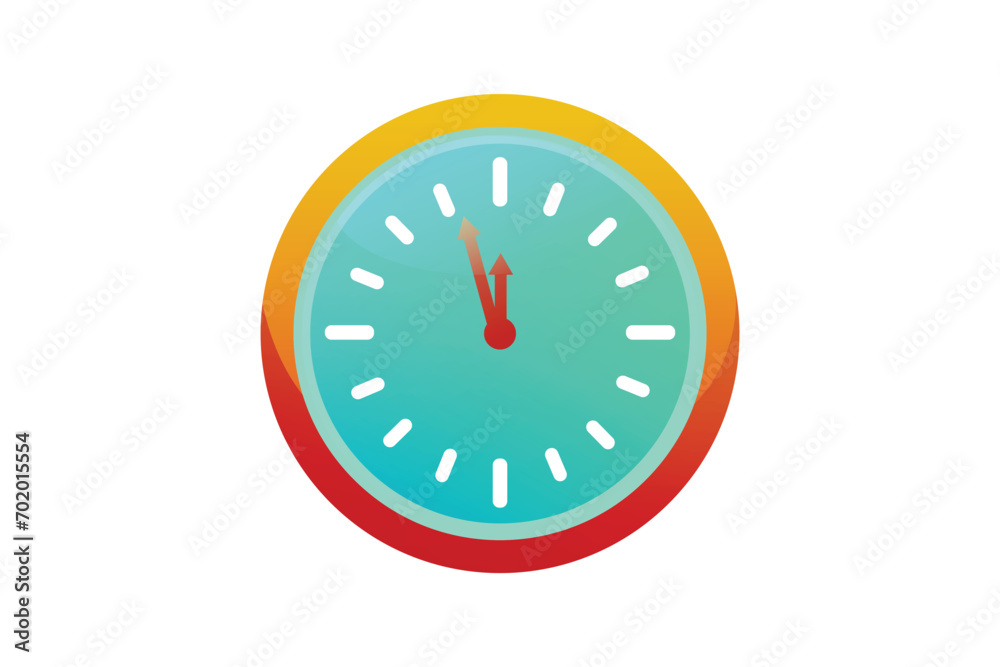Wall Clock Happy New Year Sticker Wall Clock Happy New Year Sticker