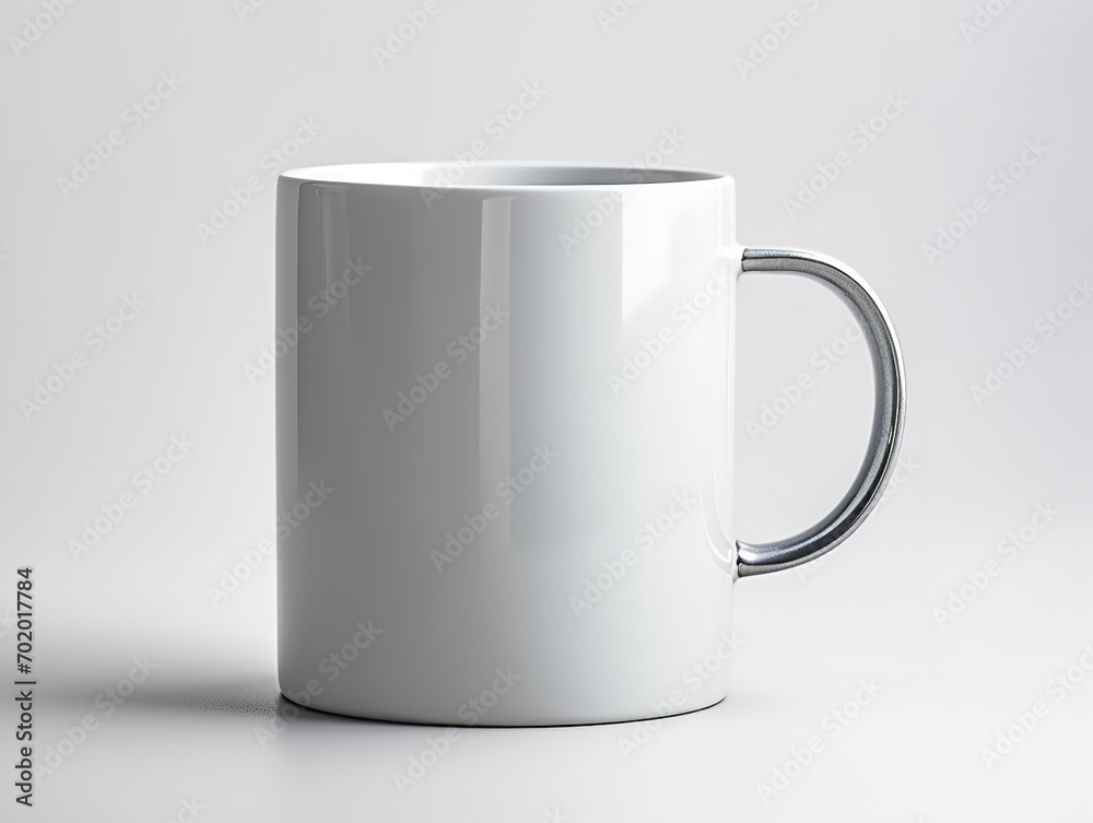 Obraz premium Stylish Ceramic Mug Mockup for Branding - AI Generated