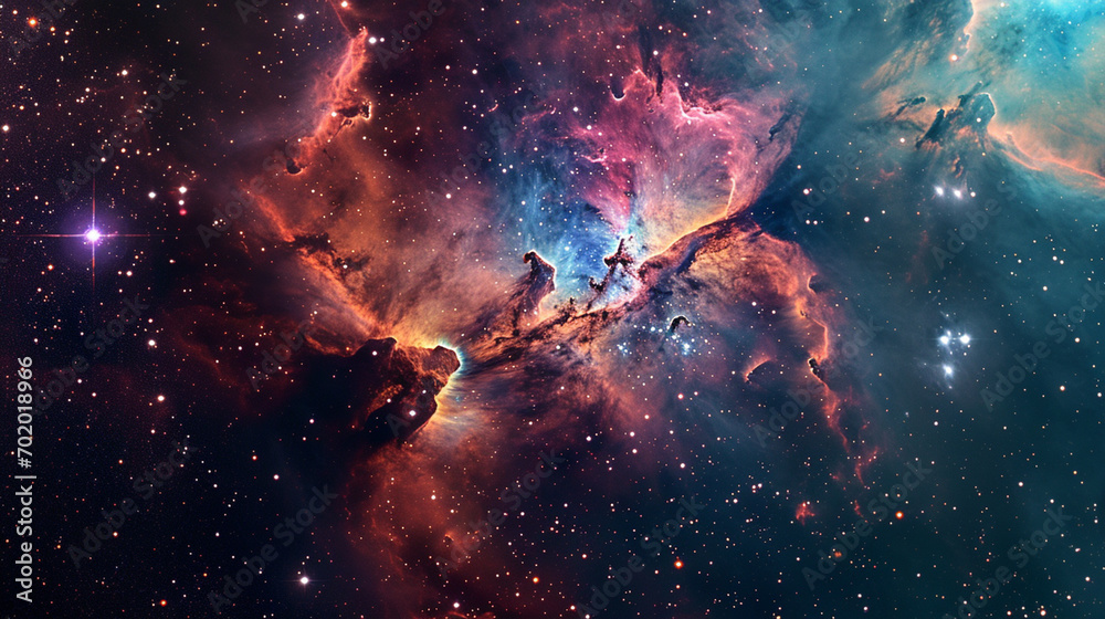 Fototapeta premium Cosmic nebula