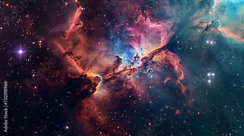 Cosmic nebula photo