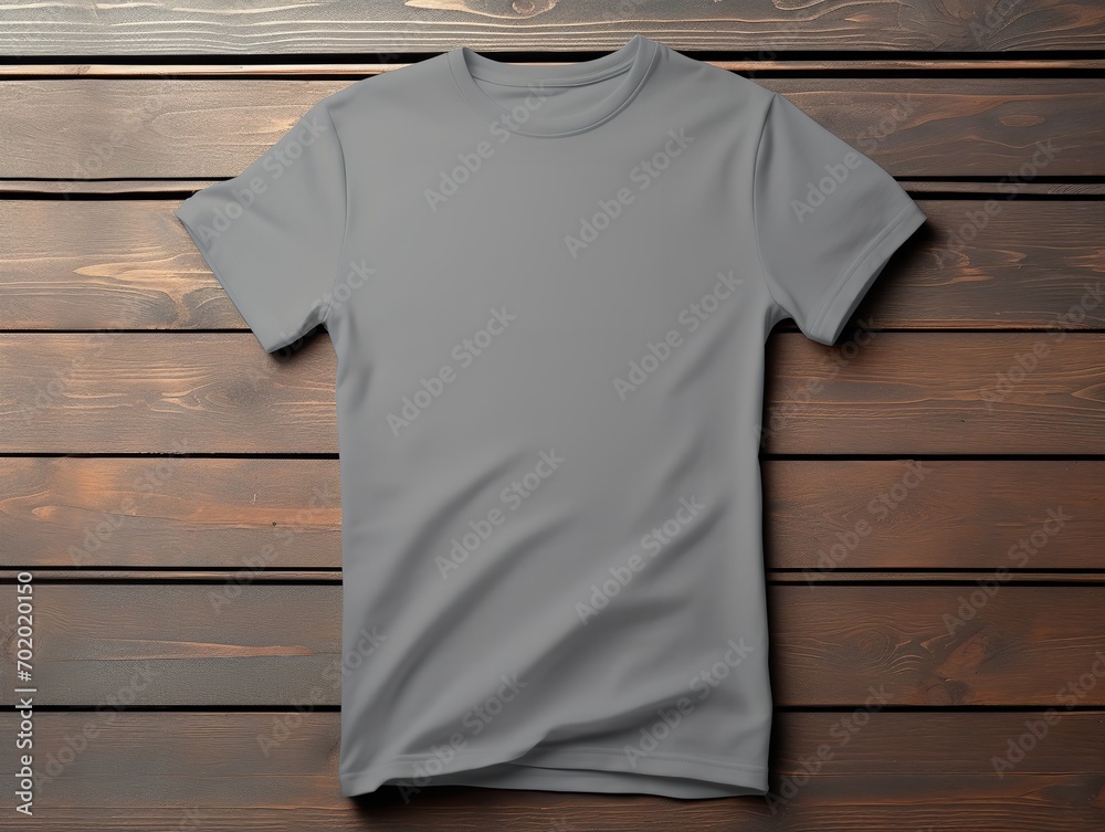 Trendy T-Shirt Design Mockup for Apparel - AI Generated Trendy T-Shirt Design Mockup for Apparel - AI Generated