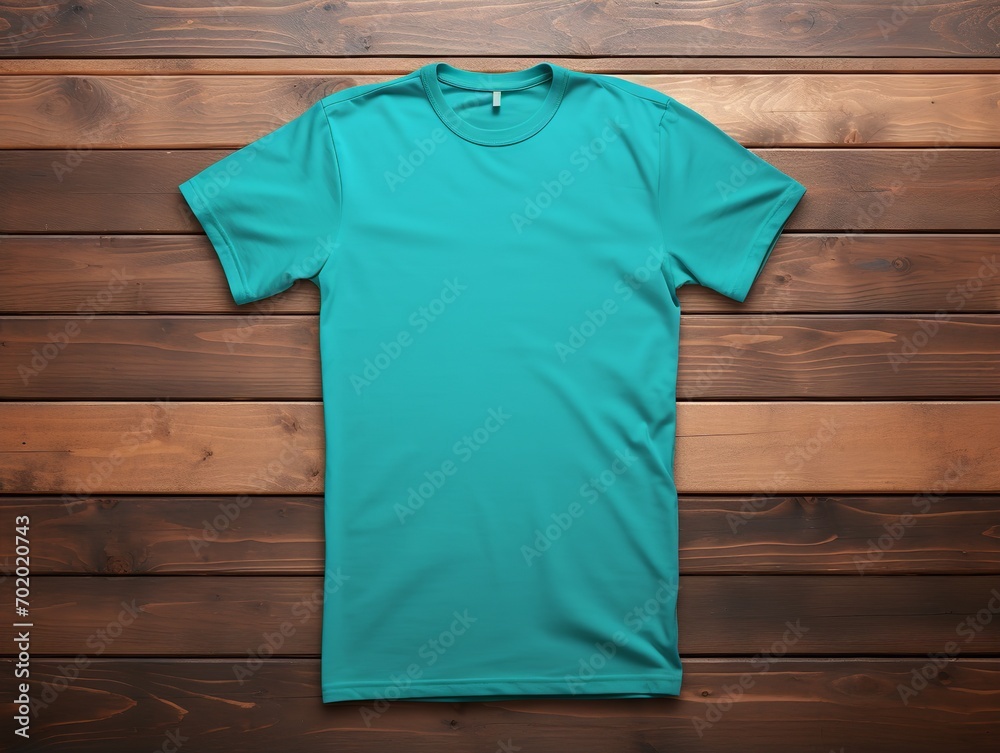 Trendy T-Shirt Design Mockup for Apparel - AI Generated Trendy T-Shirt Design Mockup for Apparel - AI Generated