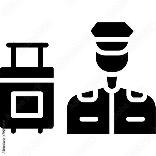 Security Personnel vector design .svg