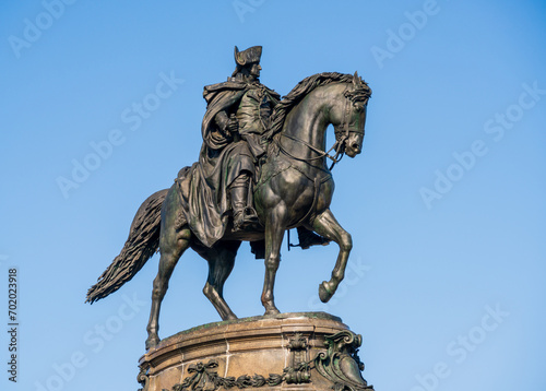 The Washington Monument in Philadelphia at Eakins Oval, near the Philadelphia Museum of Art photo