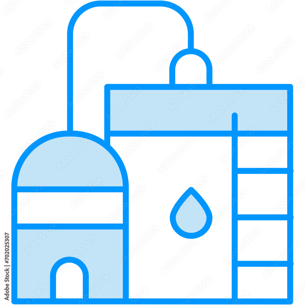 Oil Refinery vector design icon.svg Oil Refinery vector design icon.svg