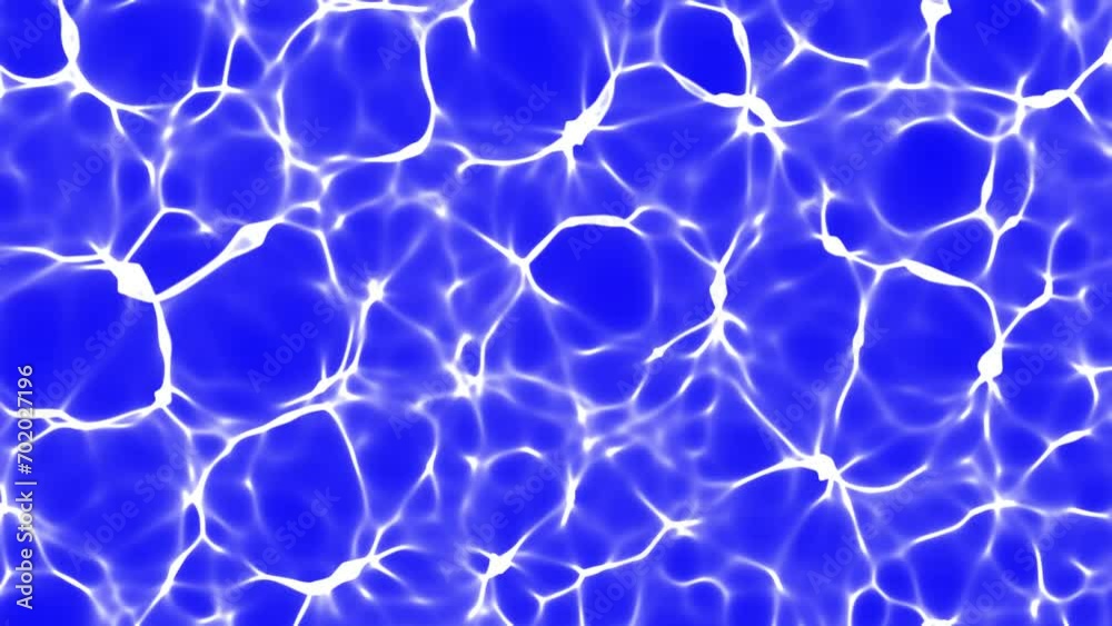 Animation of simulation of caustics patterns created when light rays are reflected or refracted by curved surface like swimming pool Animation of simulation of caustics patterns created when light rays are reflected or refracted by curved surface like swimming pool