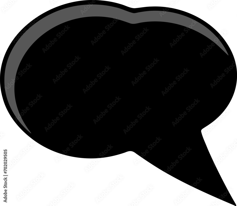 Speech bubble outline icon vector illustration. Comic bubble symbol hand drawing design element Speech bubble outline icon vector illustration. Comic bubble symbol hand drawing design element