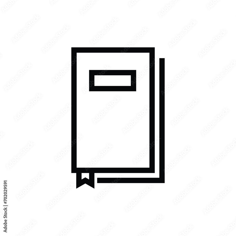 Book icon design template isolated illustration