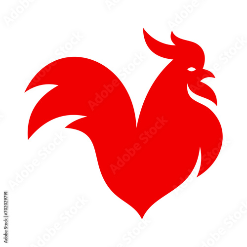 Rooster Vector Logo Design Template