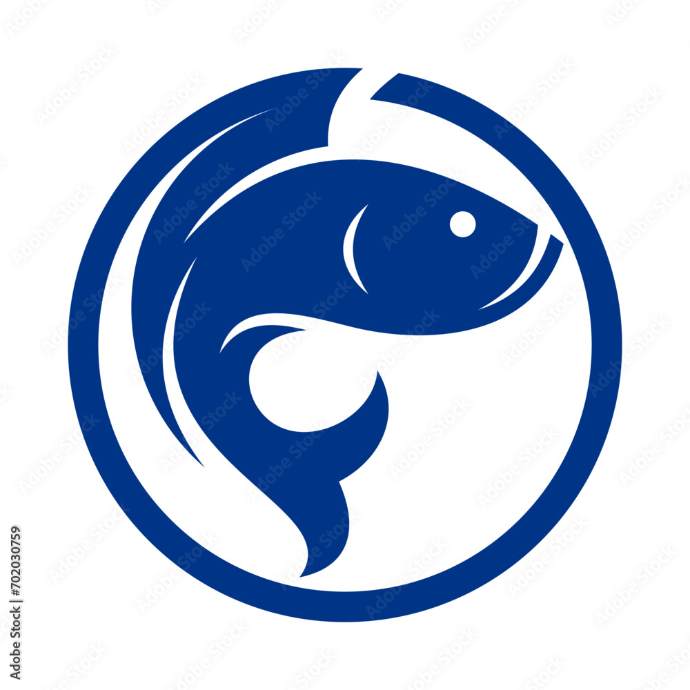 Fish Vector Logo Design Template Fish Vector Logo Design Template