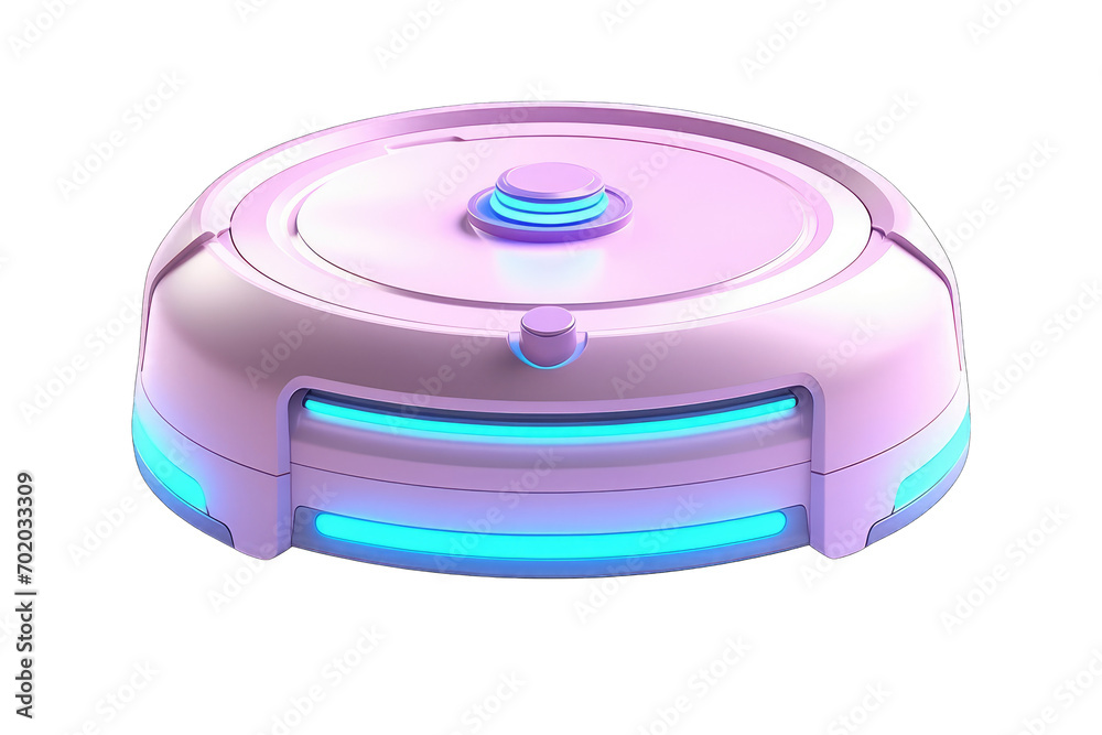 Robot Vacuum neon Transparent Background Png Image Robot Vacuum neon Transparent Background Png Image