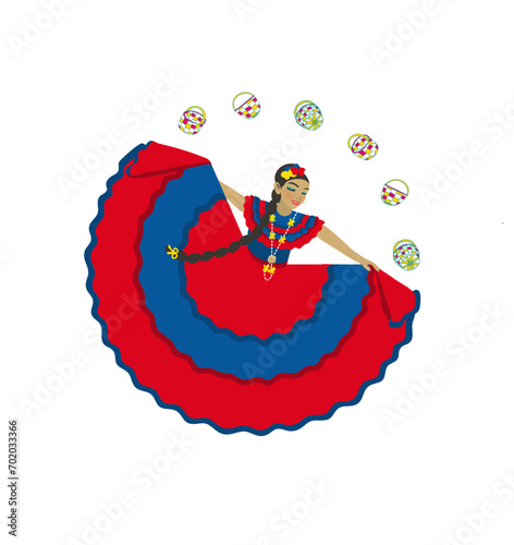 vector Bailarina de danza
