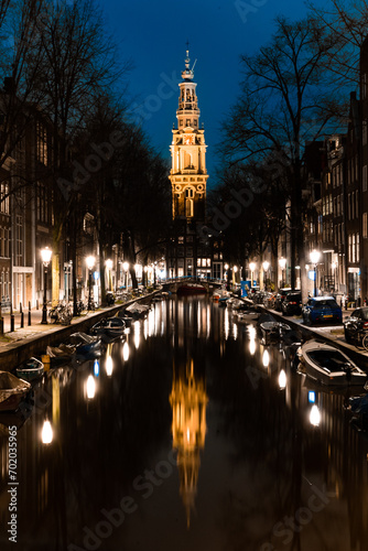 View of the church in amsterdam 