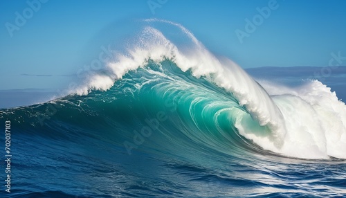 Powerful Ocean Wave: A Stormy Seascape © Eliane